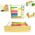 Non toxic, Green wooden toys for children, wooden educational abacus maths learning toys for kids